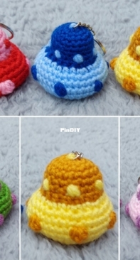 Crochet at Teris - Teri Hamilton - Spaceship Keychains - Free