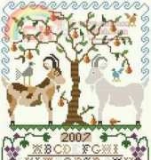 Barbara Ana Designs  - Goat Sampler PCS