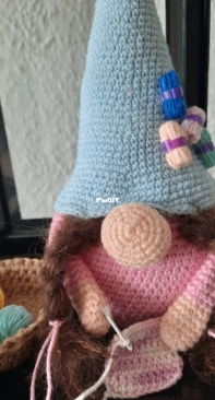 My crochet gnome