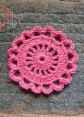 Yellow Pink and sparkly - Janet McMahon - Eveline s Motif - free