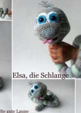 Streifgetier - Petra Kohlstädt  - Elsa the snake - Elsa die Schlange - German