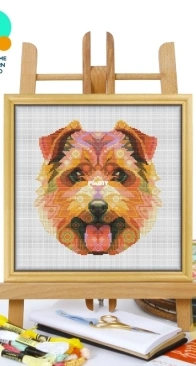 Awesome Pattern Studio - CS2132 - Mandala Norwich Terrier XSD