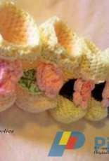 Sandys Cape Cod Originals - Sandy Powers - 106 Pastel Baby Booties To Crochet