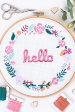 VelvetPonyDesign - Hello Floral Wreath