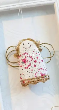 Anchor Crafts - Anne Thiemeyer - Fabric Angel - Free