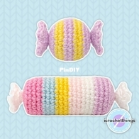 I Crochet Things - Round Candy - Long Candy - Free