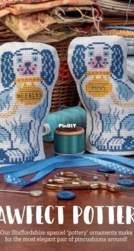 Pawfect Pottery by Emma Congdon from Cross Stitcher 432 PCS + XSD