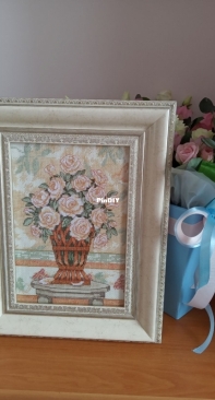 Dimensions 65006 White Rose Still Life