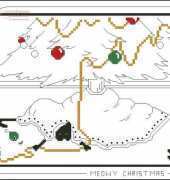 Calico Crossroads Meowy christmas