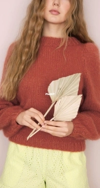 Puff Sweater No. 4 by Liv Stangeland - Sandnes Garn - Free