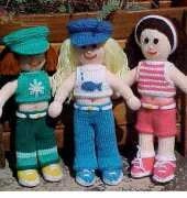 Aussie Jeans Pattern-Funky Girl in 3 Outfits by Jean Woods