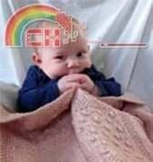 Daisy Garden Baby Blanket by Stephanie Boozer - Free