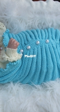 .OCEANIA. MERMAID COCOON SET FOR BABY REBORN DOLL by karen ashton mills
