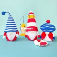 Lucy Magic Pattern - Happy Dolls Handmade - Julia /Kate - Negovorina - Sea Set Gnomes
