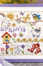 Natures Charms - Spring Sampler by Maria Diaz from The World of Cross Stitching TWOCS 291