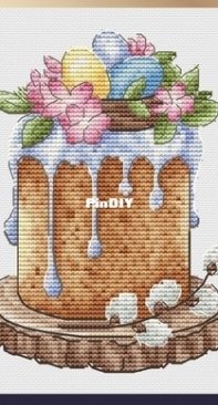 Fun Sheep FS/21-004-8 Spring Cake by Anastasiya Eremeeva/Kravtsova XSD