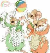 Playing Ball from The Merry Mouse Book of Toys MM4 (pat)
