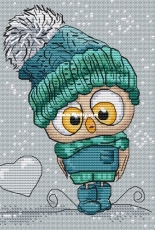 Natalia Matveeva - Owl in turquoise