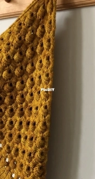 Bubble Waffle Shawl by Katrin Schubert