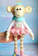 Sweet Patterns Lab - Diana Patskun - Puffy Angels - Boni the monkey - Translated - Spanish