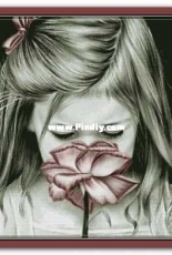 Baby with Rose by Chimera