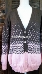 Un Amour de Tricot - Gilet Rose des Sables -French- free