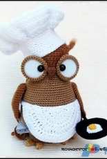 Nowacrochet - Tamara Nowack - Omelette the owl