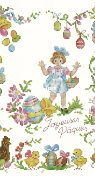 Paques by V. Enginger from the Book Fetes et Regions de France page 68 PCS