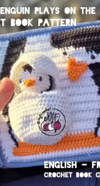 Mjfcrochet - Marie-Jeanne - Little penguin plays on the ice floe crochet book pattern