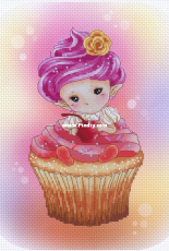 Lena Lawson Needlearts - Cupcake Sprite