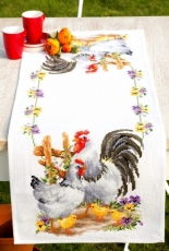 Vervaco PN-0145793 - Farm Table Runner in PCS