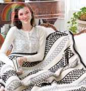 Red Heart-LW3616- Dottie Throw-Free