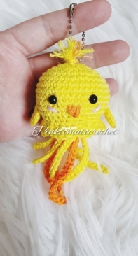 Pink Tomato Crochet - Josephine Laurin - Mini Chick Jelly Friends