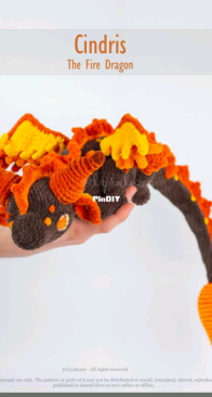 Lyra Lune Designs - Ruxandra Dumitrascu - Cindris the Fire Dragon