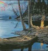 Intricate Cross Stitch - Camp Fire