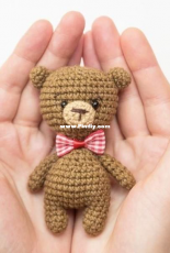 Crochet Toys Basket - Olga Lukoshkina - Little simple bear - Russian - Free