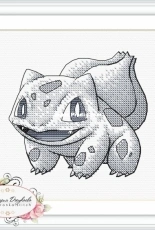 Makaronka Stitch -  Bulbasaur by Victoria / Victoriya Dzukaeva - Free