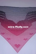 Hakelparadies Claudi - Claudia Saß - Flying Heart shawl - German - Free