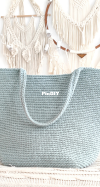 Crochet Patterns Lover - Anna / Dina Berezikova / Prokhorova - Bag with a Square Bottom