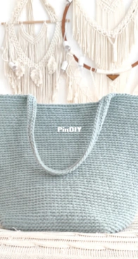 Crochet Patterns Lover - Anna / Dina Berezikova / Prokhorova - Bag with a Square Bottom