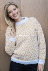 Sweater med vaevestrik by Mayflower - FREE