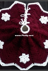 Just Keep Stitching - Julie Trimpe - Snowflake Ripple Christmas Tree Skirt