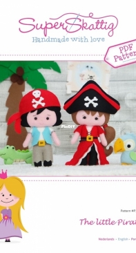 Super Skattig - P16039 - The Little Pirates - By Cindy Frantzen - Dutch - English - Portuguese