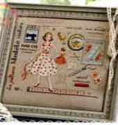 Creation point de croix Histories de mode les annees 60
