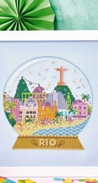 Rio Snow Globe by Emma Congdon from The World of Cross Stitching 360 PCS + XSD