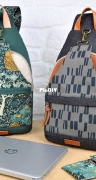 Kandou Patterns - Retro-Tec Sling Bag/Backpack