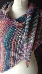 Becca Triangle Shawl by Diana Niedobova-Free
