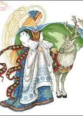 American School of Needlework ASN 3725 Nordic Angel by Barbara Baatz PCS