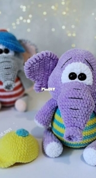 Olya And Toys - Olga Shkarlatyuk - Ольга Шкарлатюк - Elephant Bubibu - Слоник Бубибу - Russian