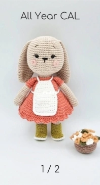 Mes Mignonneries - Les Mailles du Rocher - All Year CAL - Millie the Florist - Millie la Fleuriste - English and French - Free